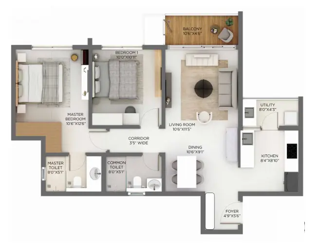 Godrej Parkshire Floor Plan