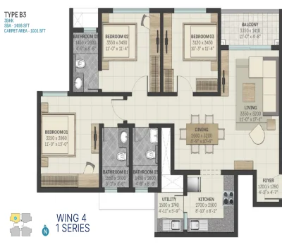 Godrej Parkshire Floor Plan